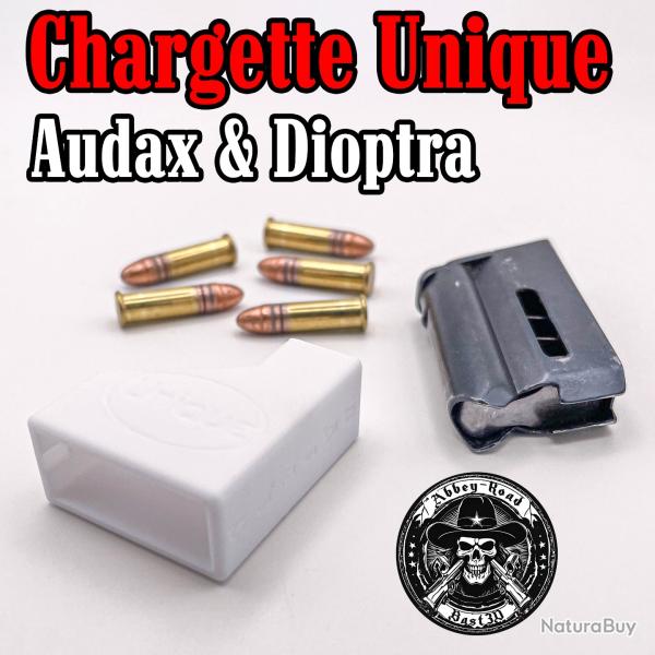 Chargette Unique Audax Dioptra Modle T 22lr - Blanc - Bast3D