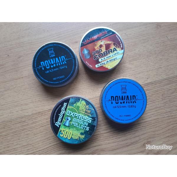 Lot   2000  Plombs en  4.5