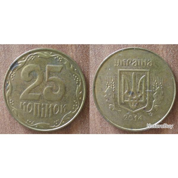 Ukraine 25 Kopiyok 2014 Piece Hryvni Hrynia
