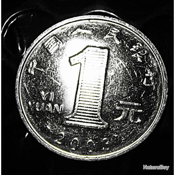 Chine piece de  1 yi yuan de 2003 ttb+