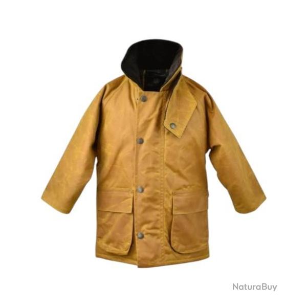 Manteau Enfant Huil - Jaune Moutarde - Impermable & Doubl 9/10 ans