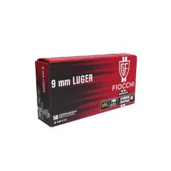 MUNITIONS FIOCCHI 9MM FMJ 123GR X50