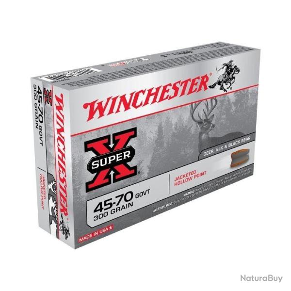 MUNITIONS WINCHESTER 45-70GVT 300G JHP X20