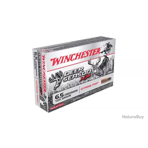MUNITIONS WINCHESTER 6.5 CREEDMOR EXTREME POINT DEER SEASON 125GR X20