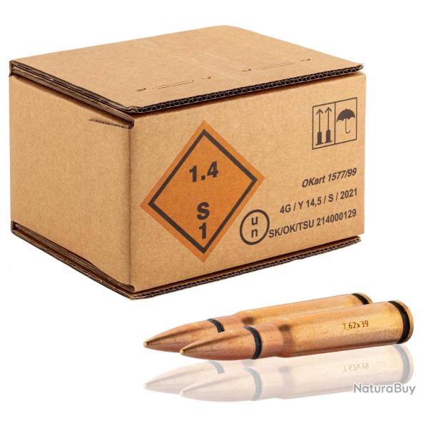 MUNITIONS DE SURPLUS SSO 7.62X39 FMJ X500