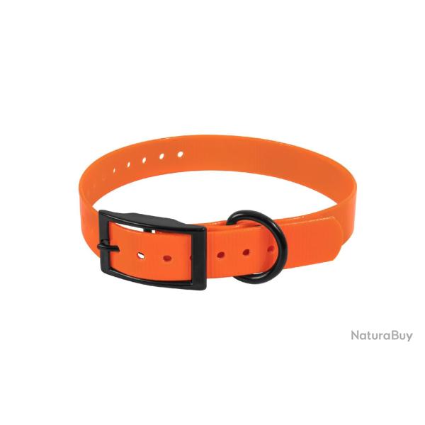 COLLIER POUR CHIEN 650X25X2,6MM ORANGE