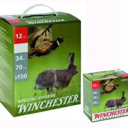MUNITIONS WINCHESTER SPECIAL CHASSE 12/70 34G PB6 X25