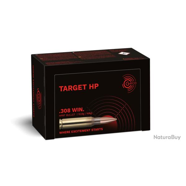MUNITIONS GECO 308 WIN TARGET HP 168GR X50