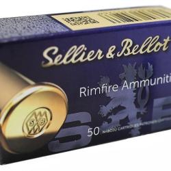 MUNITIONS SELLIER & BELLOT 22LR STANDARD LRN 40GR X50