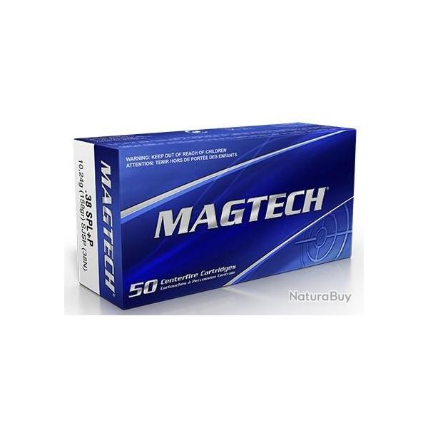 MUNITIONS MAGTECH 38SP 158GR SJSP X50