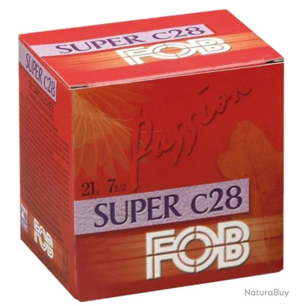 CARTOUCHES FOB PASSION SUPER 28/70 21G PB7.5 X25