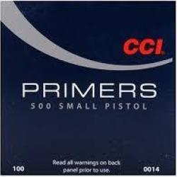 AMORCE CCI STANDARD SMALL PISTOL N500 X100