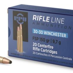 CARTOUCHES PARTIZAN CAL. .30-30 WINCHESTER 150-GRS FSP