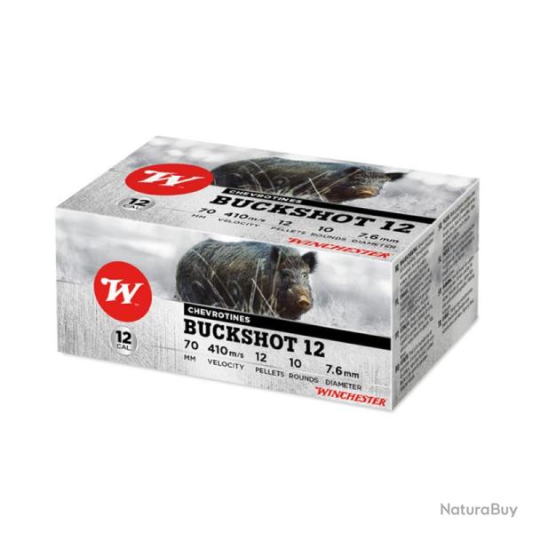 CARTOUCHES BUCKSHOT 12/70 27GR X10