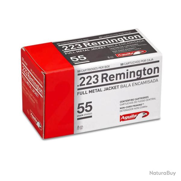 CARTOUCHES AGUILA 223 REM FMJ 55GR