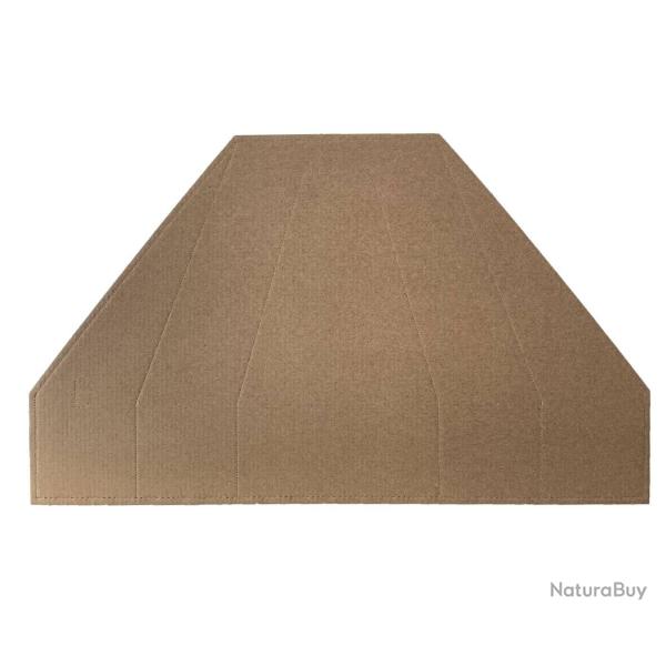 IPSC STANDARD TARGET BROWN/WHITE (HALF - 20PCS PACK)