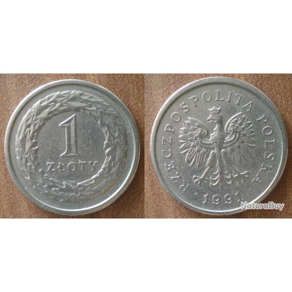 Pologne 1 Zloty 1991 Piece Aigle Zlotych