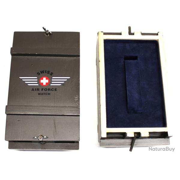 Boite d'exposition pour Montre Suisse Air Force Watch