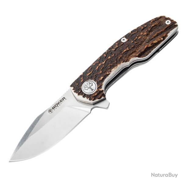 01BA3710H couteau pliant Boker Arbolito Heroina bois de cerf