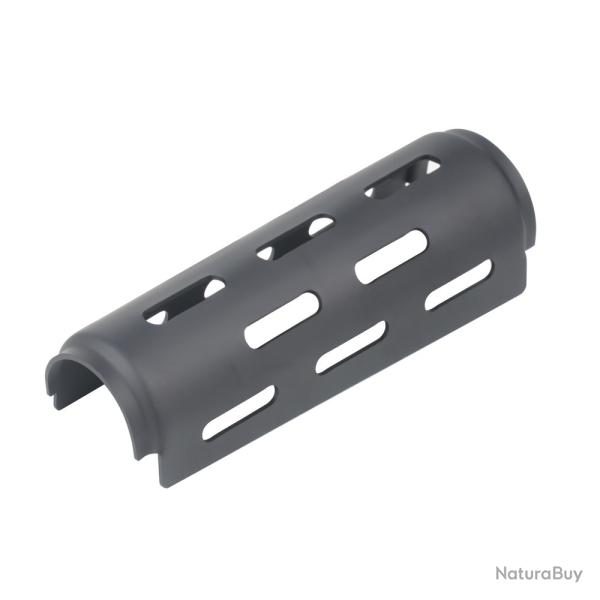 FTCS - Gas Tube Cover - Oblong Holes - AK - Cerakote - Black