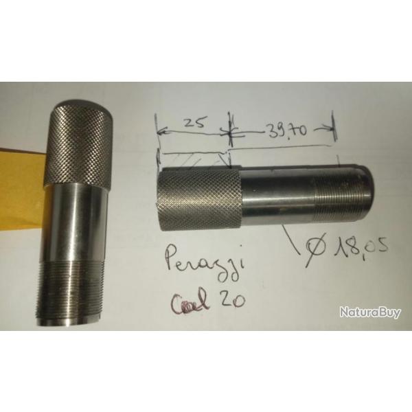 Chokes pour Perazzi calibre 20. serrages de 1/10  full 10/10. Vendu  l'unit