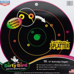 CIBLE DIRTY BIRDS MULTICOLORES - BIRCHWOOD CASEY X20