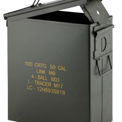 CAISSE A MUNITION ACIER OCCASION CAL. 50