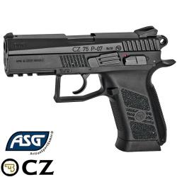 R&eacute;plique airsoft CO2 CZ 75 P-07 NBB ASG - rail tactique
