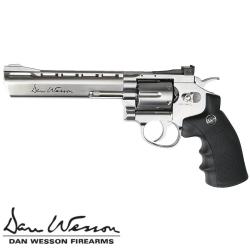 Pistolet &agrave; billes revolver Dan wesson 6, r&eacute;plique airsoft calibre 6 mm, propulsion CO2, puissance &eacute;l