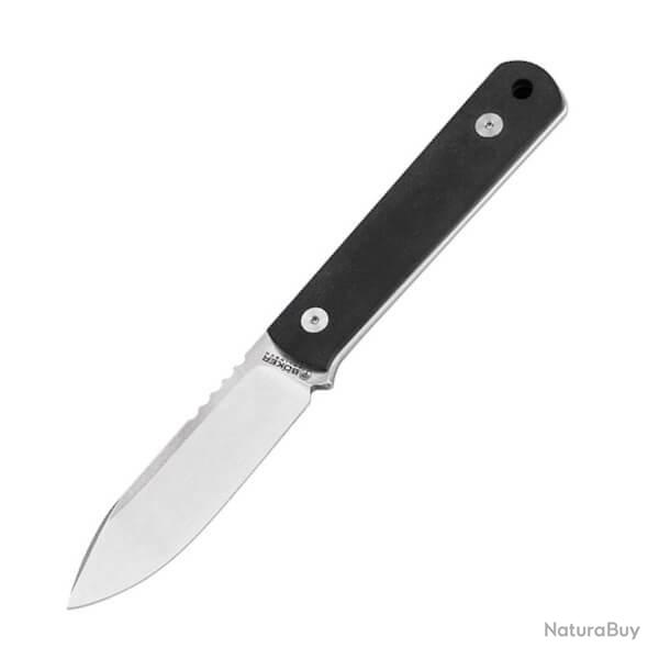 120749 Couteau fixe Boker BFF Packlite Black Richlite