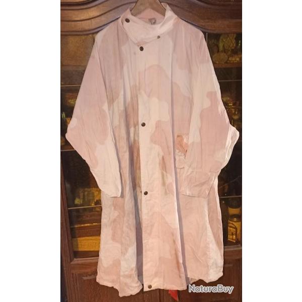 RARE Cape Anti-gaz British ARMY camo Pink d�sert 1943 SAS WW2