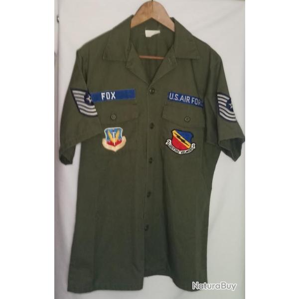 Chemisette US AIR FORCE guerre du Viet Nam 60/70