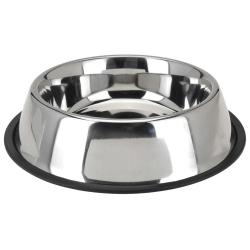 Gamelle pour chiens acier inoxydable 33,5 x 7 cm 1,7L