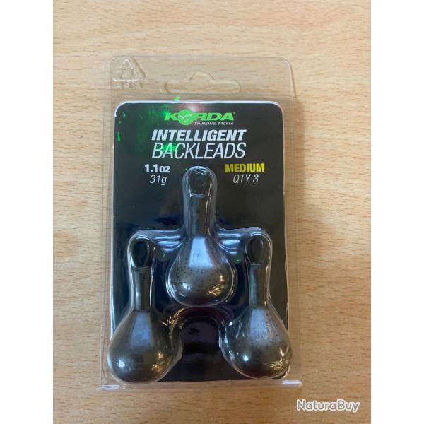 lot de 2 paquets de 3 Intelligent BACKLEADS 1.1 oz  31g