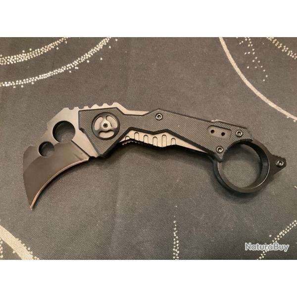 VEND COUTEAU KARAMBIT QUARTERMASTER THODORE T.C. CALVIN - TEXAX TEA.
