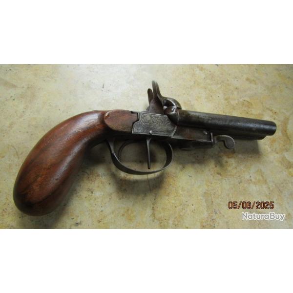 pistolet coup de poing voyage  broche 11mm problme avec chien gauche  bois noyer
