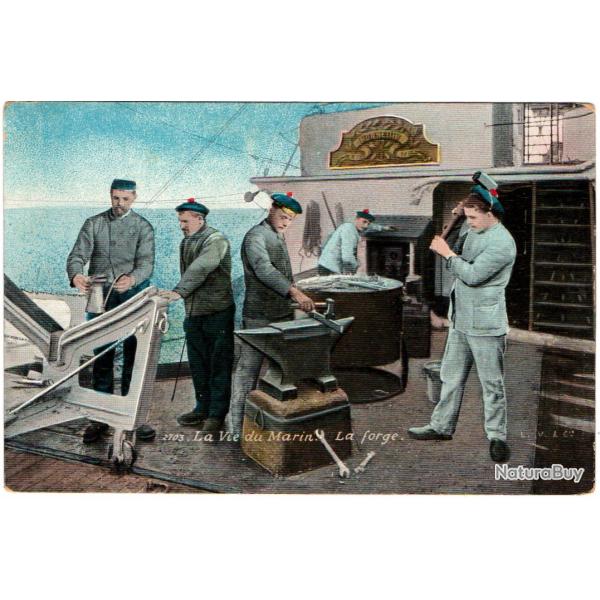 CPA - Marine Militaire -   La Vie du Marin - La Forge -N�1646