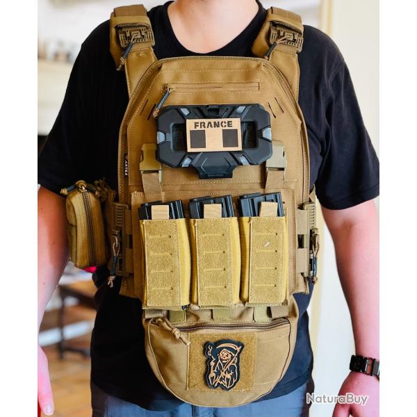 Gilet tactique airsoft prt  l'emploi