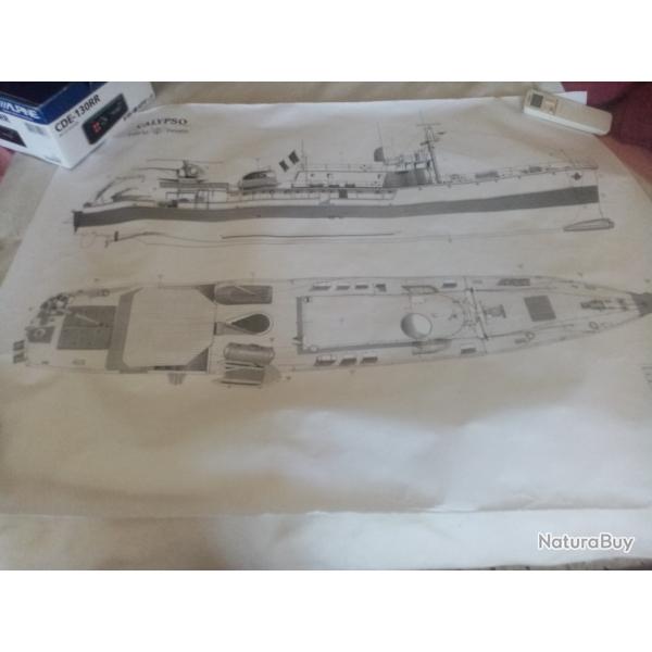 PLAN ET ANATOMIE DE LA CALYPSO