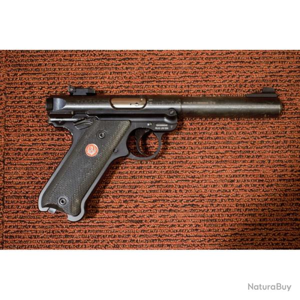 DESTOCK TIR - PISTOLET RUGER MARK IV TARGET BRONZE CALIBRE 22LR - 5,5 POUCES - DEMONSTRATION