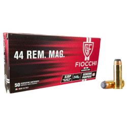 MUNITIONS FIOCCHI 44REM MAG SJSP 240GR