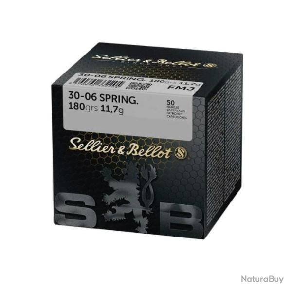 Munition Sellier & Bellot 30-06 SPRG FMJ 147gr x2 boites - PROMOTION