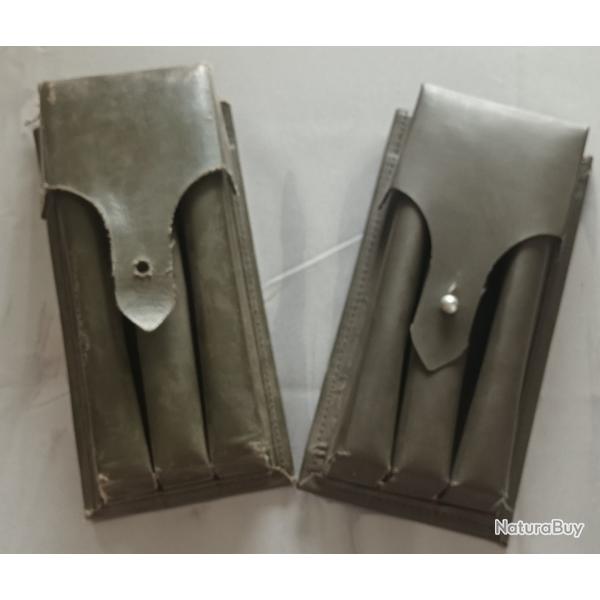 Lot de 2 Pochettes - porte chargeurs uzi 9mm