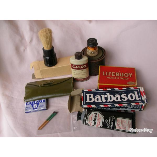 WW2 US LOT 9 �L�MENTS D'HYGI�NE/DIVERS DU SOLDAT MILITAIRE AM�RICAIN ( 39-45 ) LOT 6