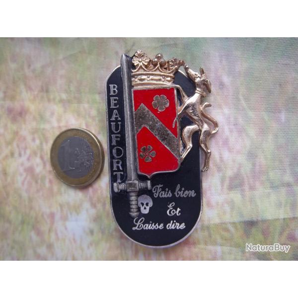 insigne militaire promotion EOR Cotquidan  BEAUFORT Drago 2459 lve officier de rserve