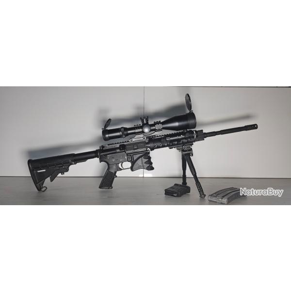 STAG ARMS AR15 3R 16" + Lunette Hakko 3x12x56 + Bipied Caldwell AR Prone + accessoires