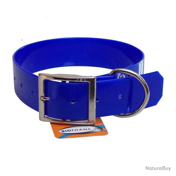 COLLIER HUNT US 38 - jokidog 60 cm bleu roi