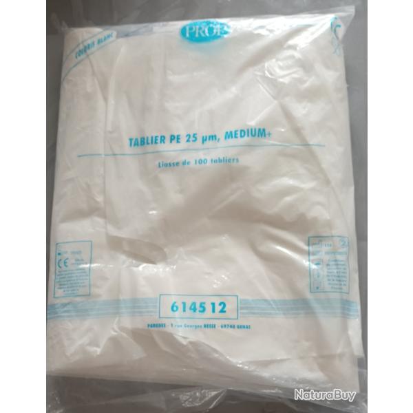 Lot 100 tabliers de dcoupe jetables