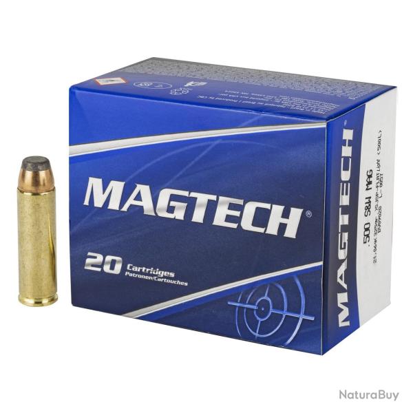 BOITE DE 20 MAGTECH 500 SW 400GR SJSP FLAT 500A