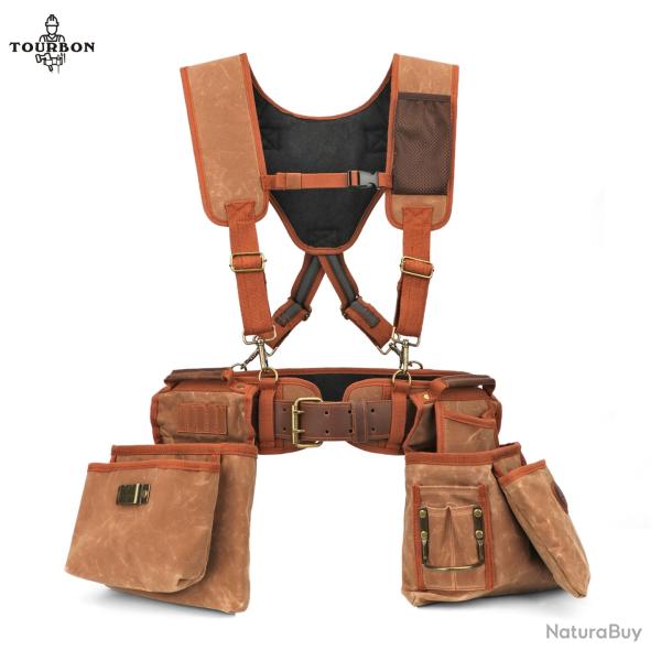 Tourbon-Ceinture  outils avec bretelles rglables  poignes en maille